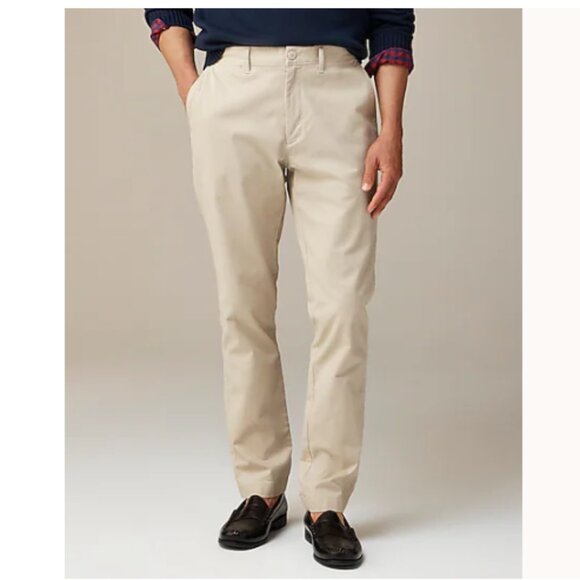 J Crew Mens 1040 Athletic Tapered-fit stretch chino pants beige NWT sz 44 34 - Picture 1 of 1